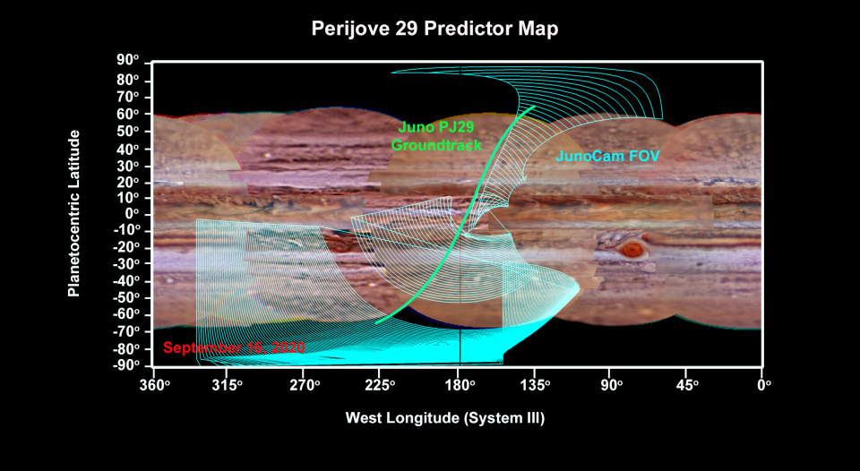 PJ29 Predictor Map with JunoCam FOV